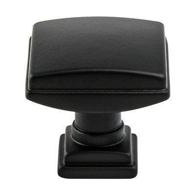 Berenson Tailored Traditional Knob - Matte Black