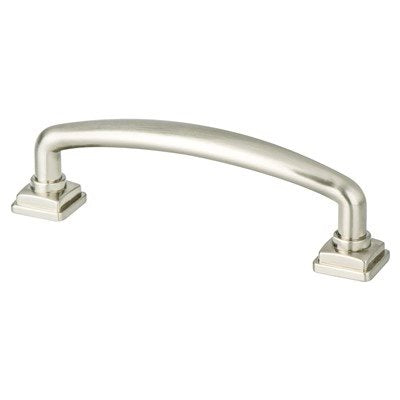 Berenson Tailored Traditional Pull - 96mm (3-25/32 in) - Brushed Nickel