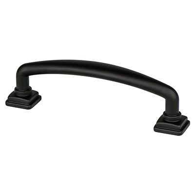 Berenson Tailored Traditional Pull - 96mm (3-25/32 in) - Matte Black