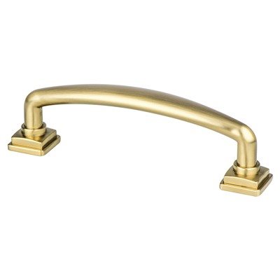 Berenson Tailored Traditional Pull - 96mm (3-25/32 in) - Modern Brushed Gold