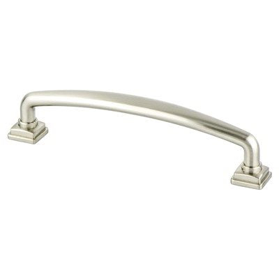 Berenson Tailored Traditional Pull - 128mm (5-1/16 in) - Brushed Nickel