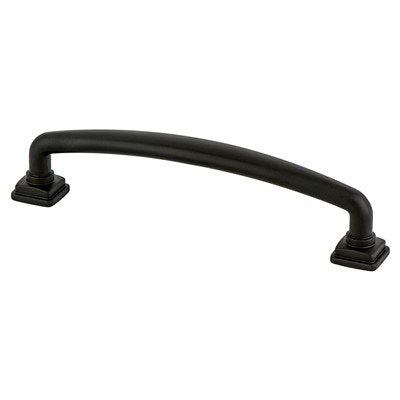 Berenson Tailored Traditional Pull - 128mm (5-1/16 in) - Matte Black