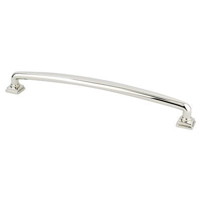 Berenson Tailored Traditional Pull - 224mm (8-13/16 in) - Polished Nickel