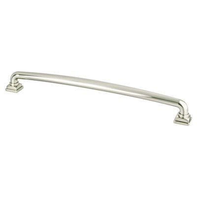 Berenson Tailored Traditional Pull - 12 in (304.8mm) (Appliance Pull) - Brushed Nickel