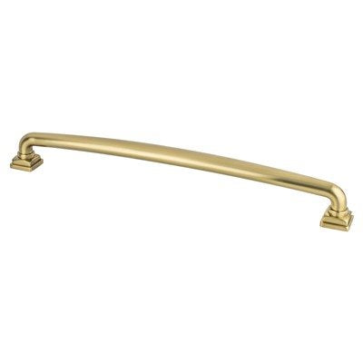 Berenson Tailored Traditional Pull - 12 in (304.8mm) (Appliance Pull) - Modern Brushed Gold