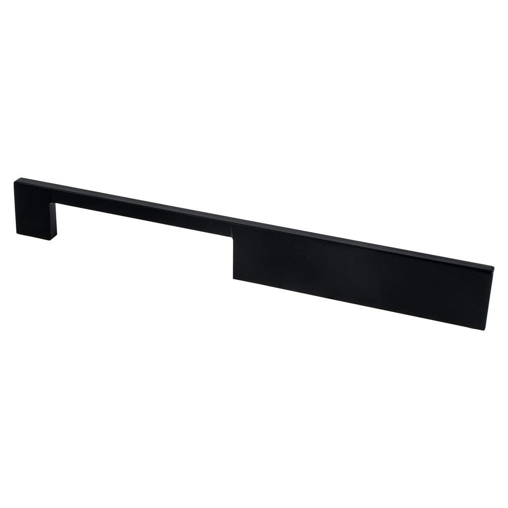 Berenson I-Spazio Off Center Pull - 192mm (7-9/16 in) - Black