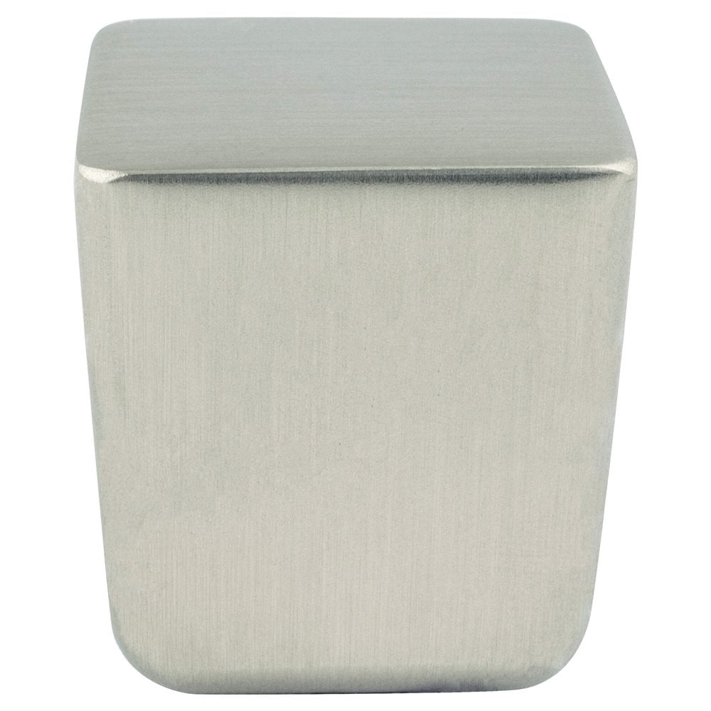 Berenson Mini Large Square Knob - Brushed Nickel