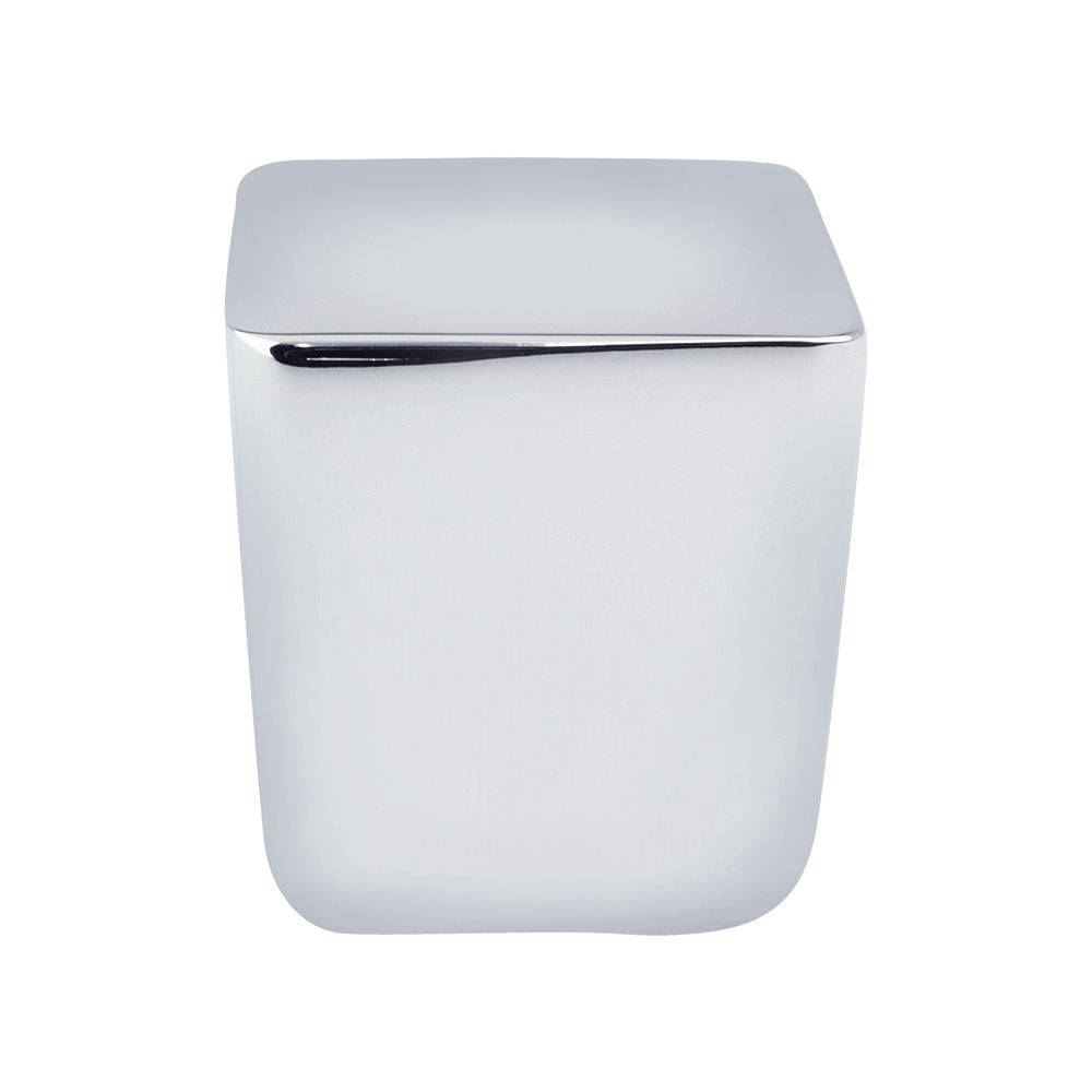 Berenson Mini Large Square Knob - Polished Chrome
