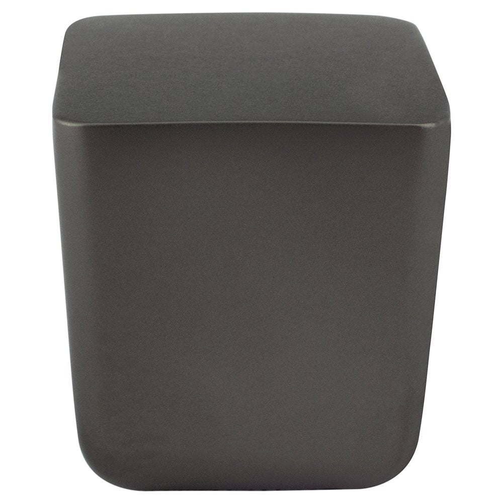 Berenson Mini Large Square Knob - Charcoal Gray