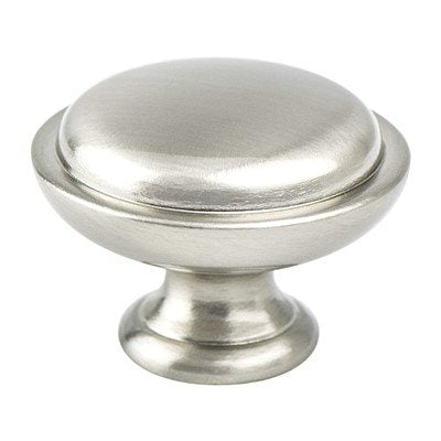 Berenson Traditional Advantage One Rimmed Knob - Brushed Nickel