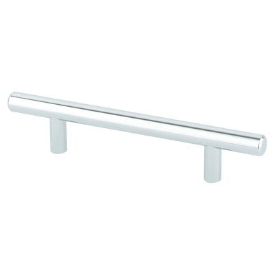 Berenson Tempo Bar Pull - 96mm (3-25/32 in) - Polished Chrome