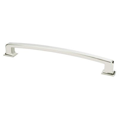 Berenson Designers Group Ten Hearthstone Pull - 12 in (304.8mm) (Appliance Pull) - Polished Nickel