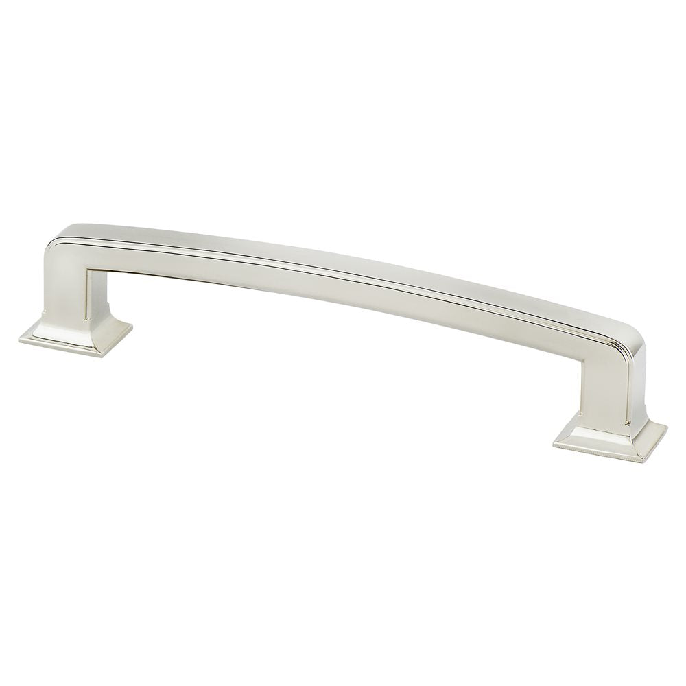 Berenson Designers Group Ten Hearthstone Pull - 160mm (6-5/16 in) - Polished Nickel