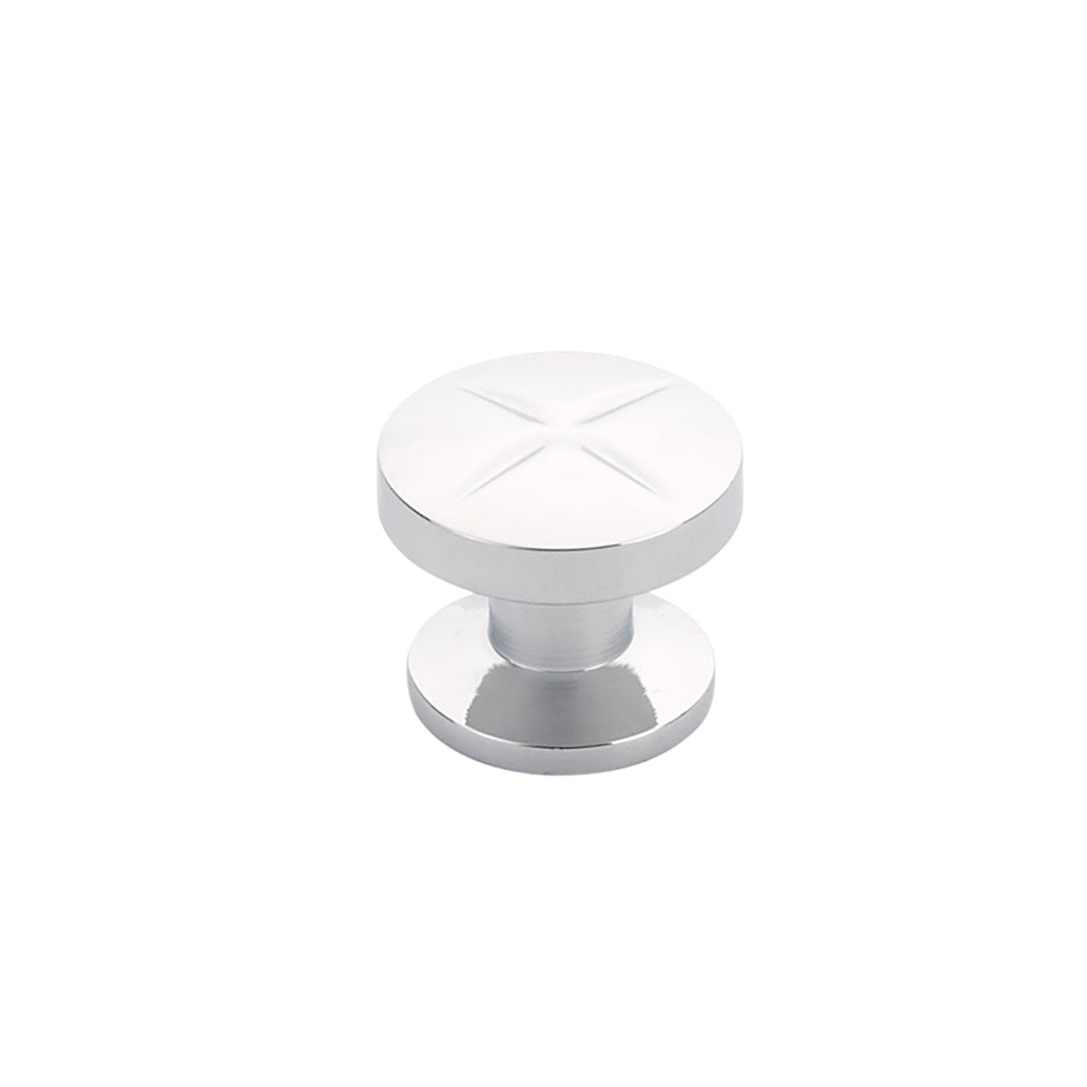 Schaub Northport Round Knob 1-3/8" Polished Chrome