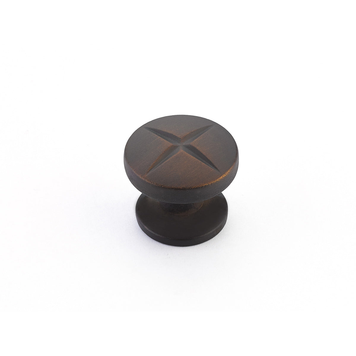 Schaub Northport Round Knob 1-3/8" Ancient Bronze