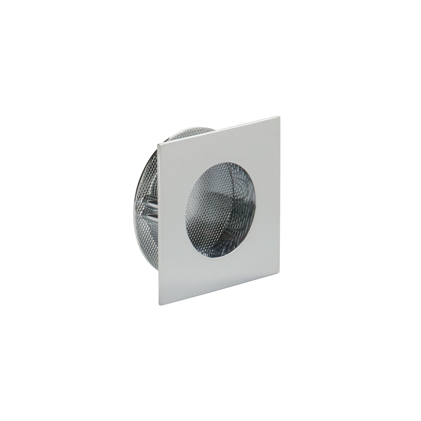 Schaub Urbano Square Recessed Pull 3" Polished Chrome