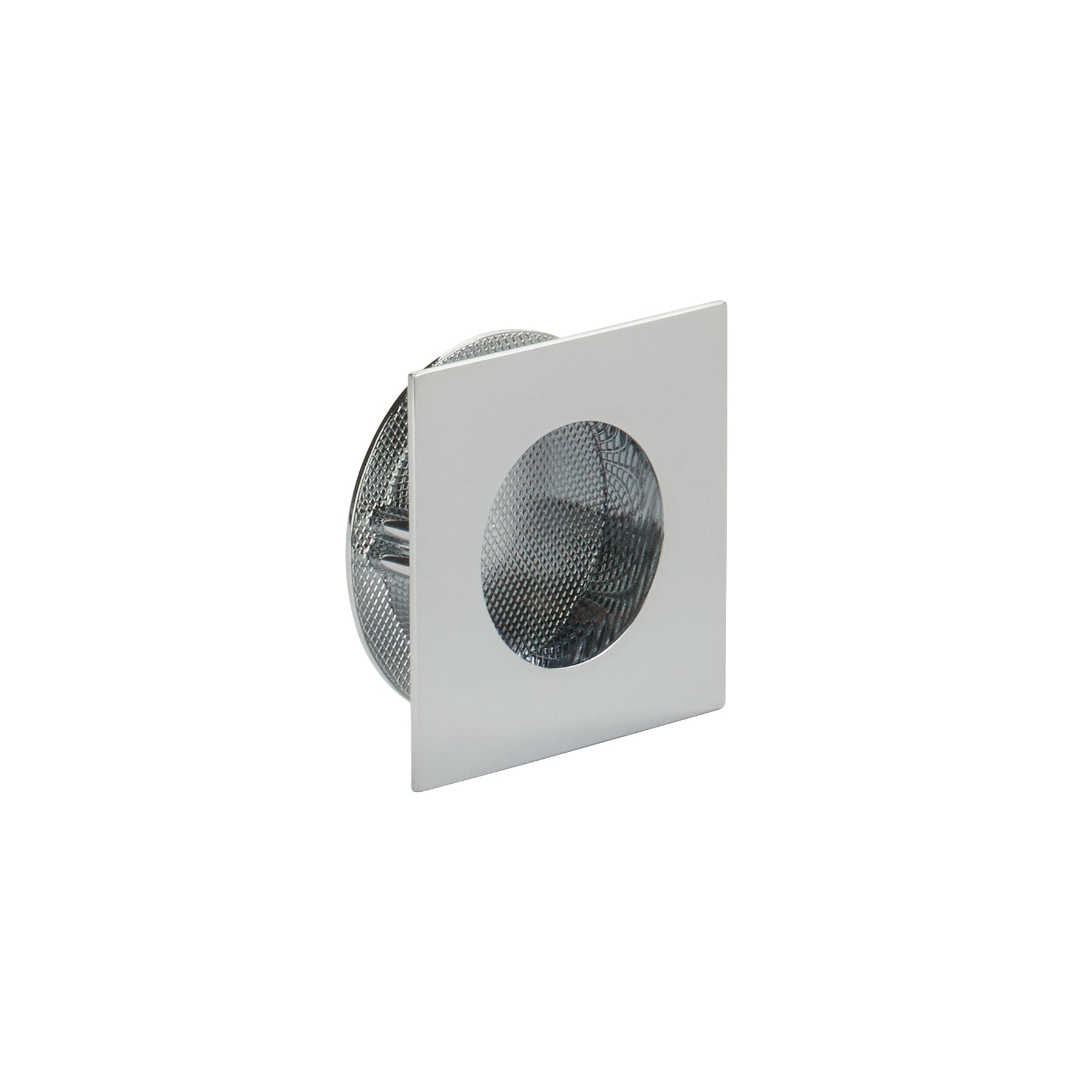 Schaub Urbano Square Recessed Pull 3" Polished Chrome