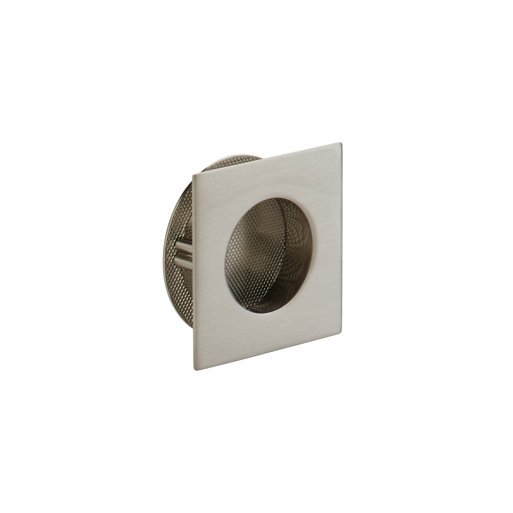 Schaub Urbano Square Recessed Pull 3" Brushed Nickel
