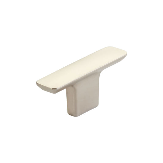 Schaub Suave T-Knob 2-3/8" Brushed Nickel