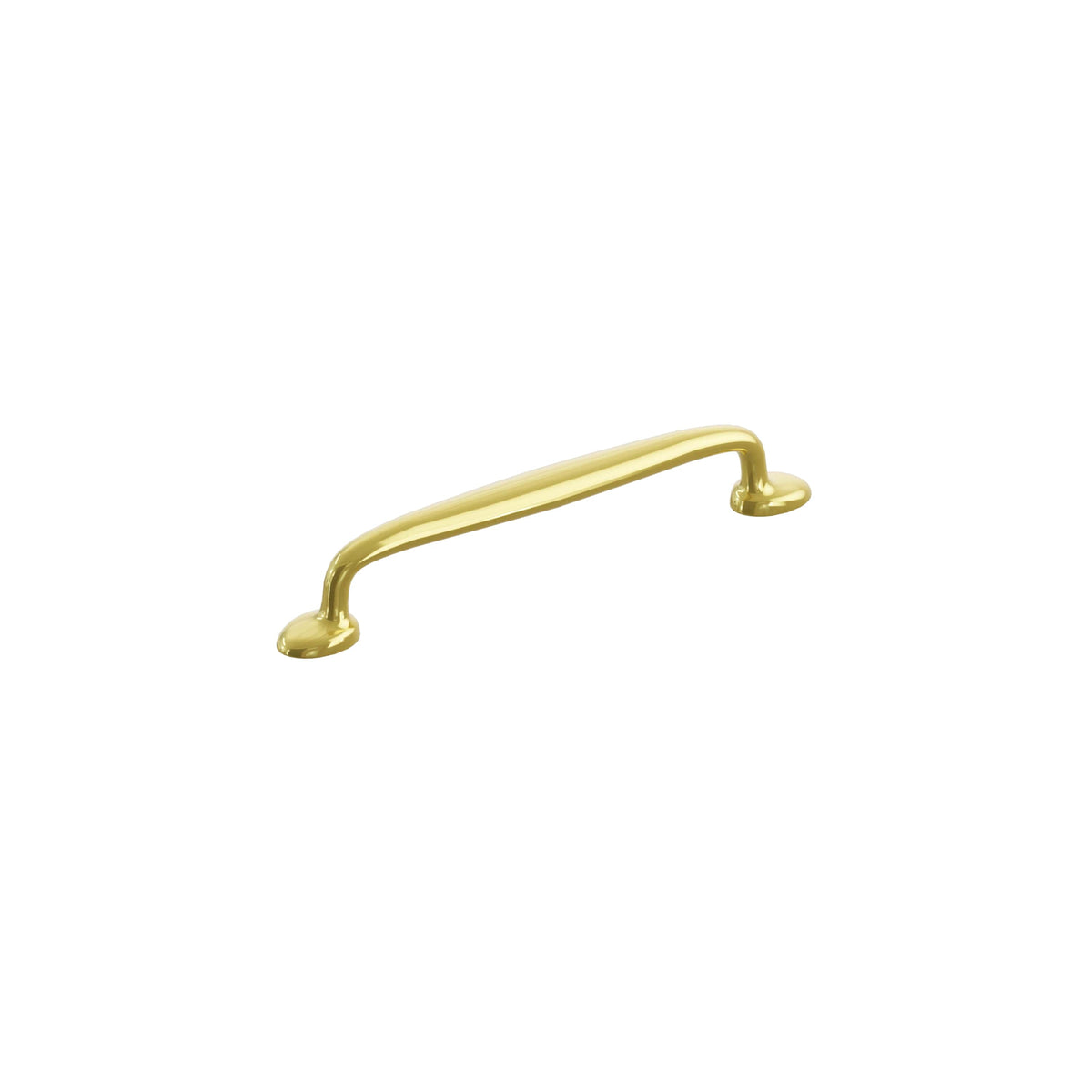 Schaub Avenue Pull 6" Unlacquered Brass