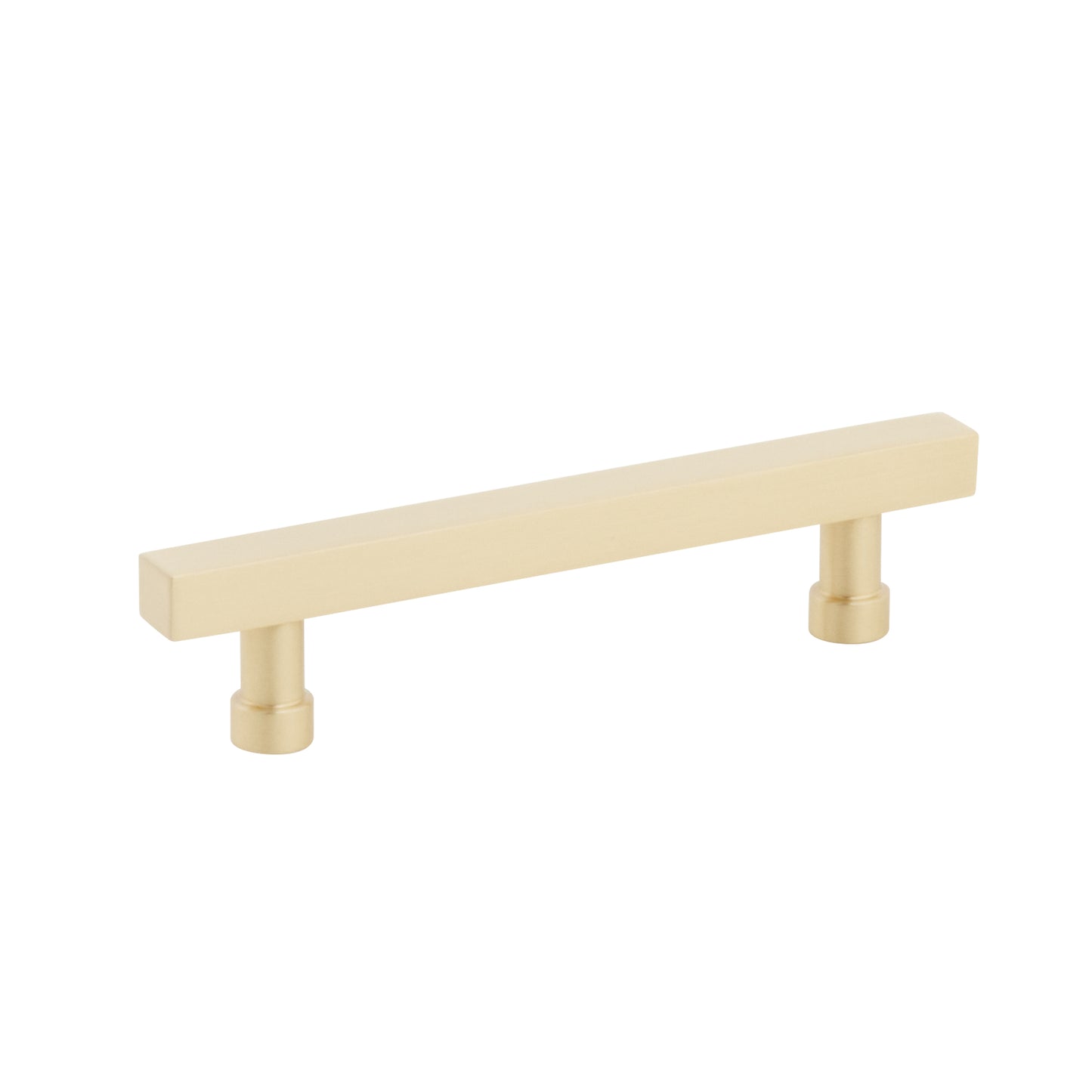 Schaub NOHO Square Pull 4" Satin Brass