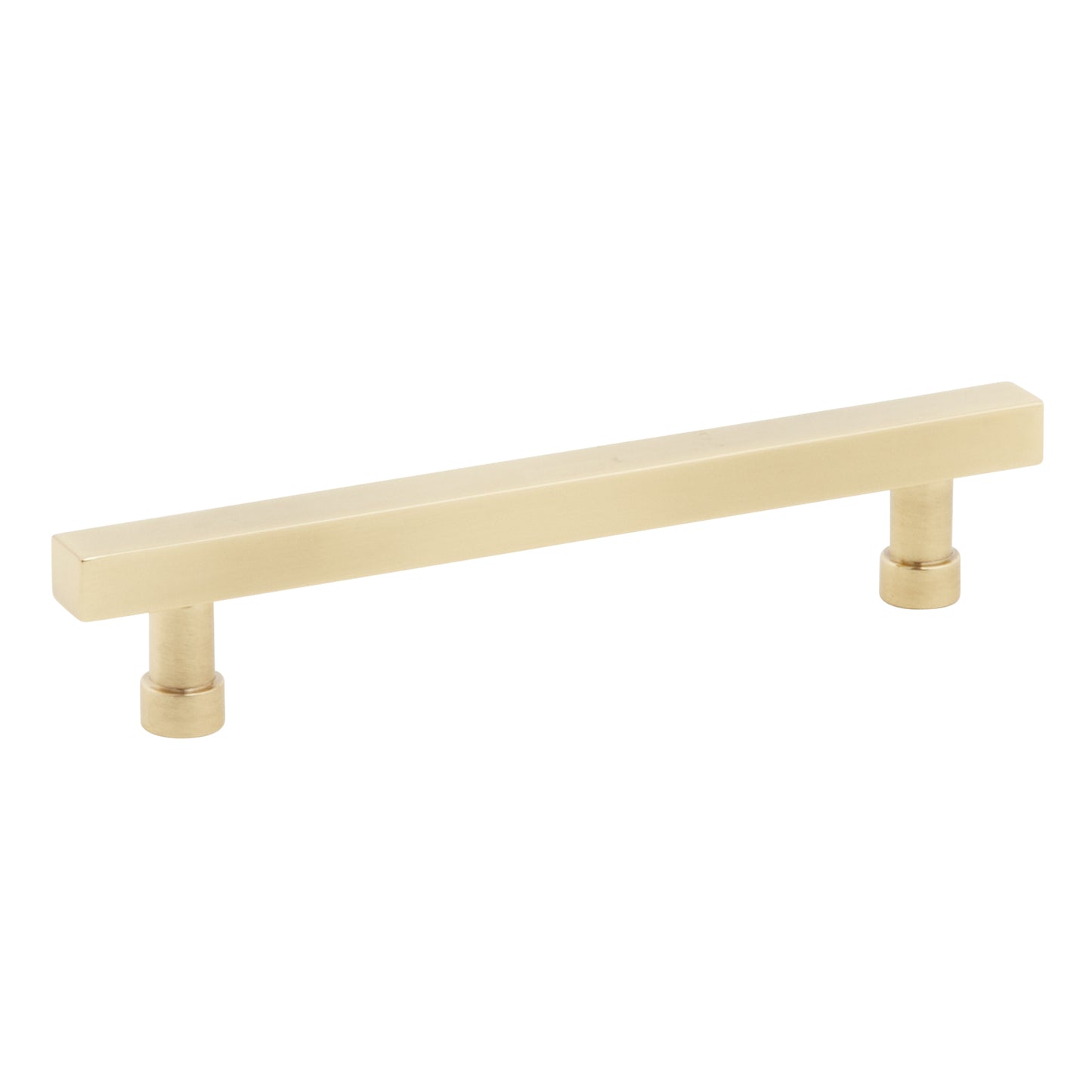Schaub NOHO Square Pull 5" Vintage Brass