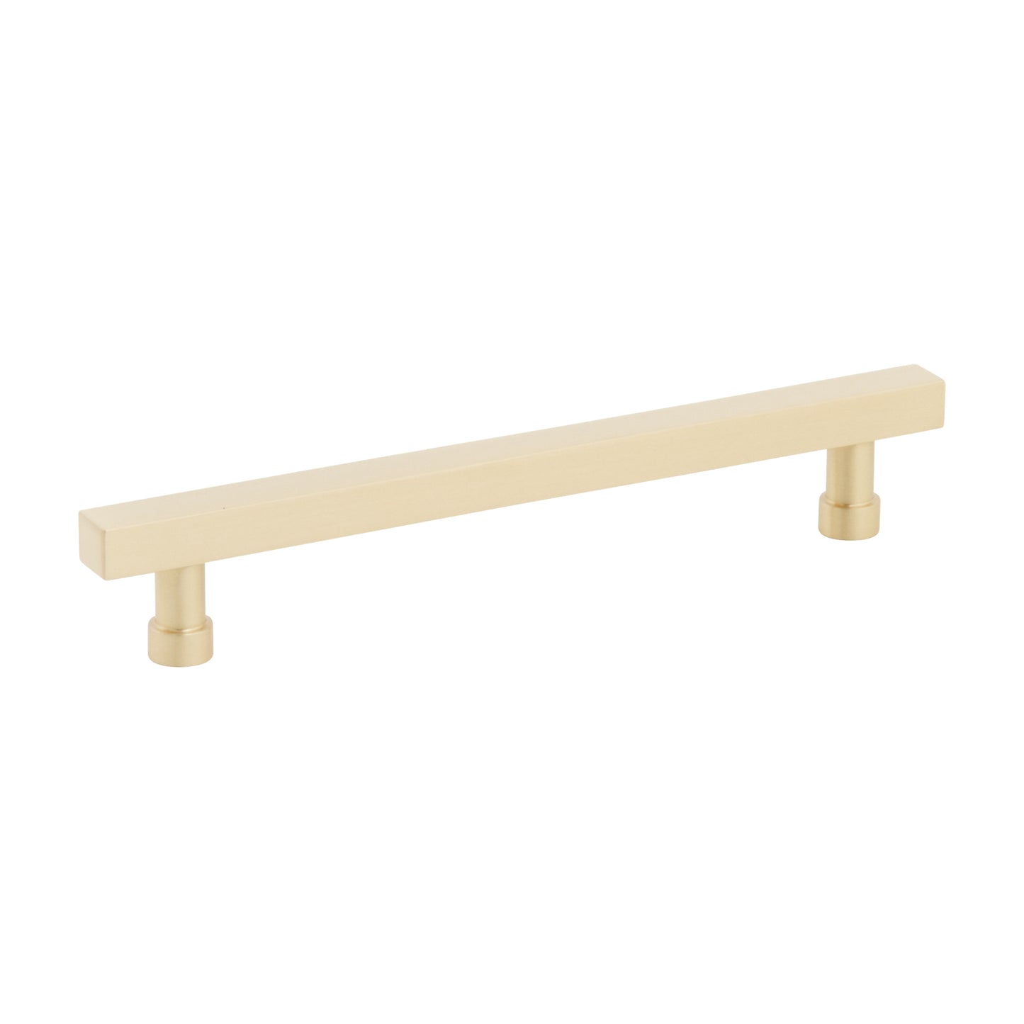 Schaub NOHO Square Pull 6" Satin Brass