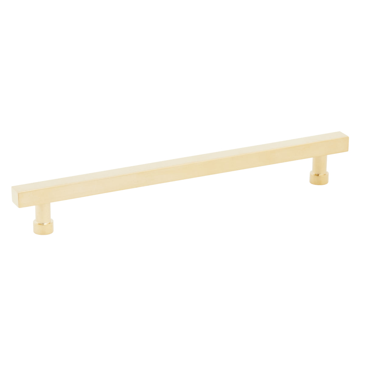 Schaub NOHO Square Pull 8" Unlacquered Brass