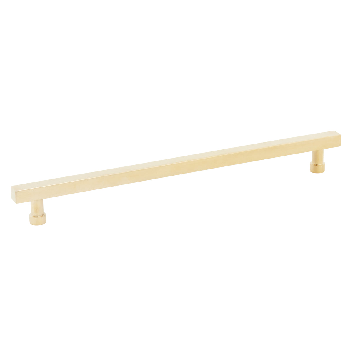 Schaub NOHO Square Pull 10" Unlacquered Brass