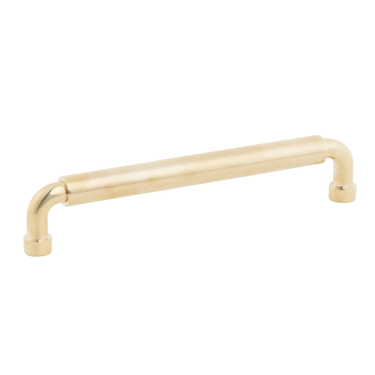 Schaub NOHO Round Pull 6" Unlacquered Brass