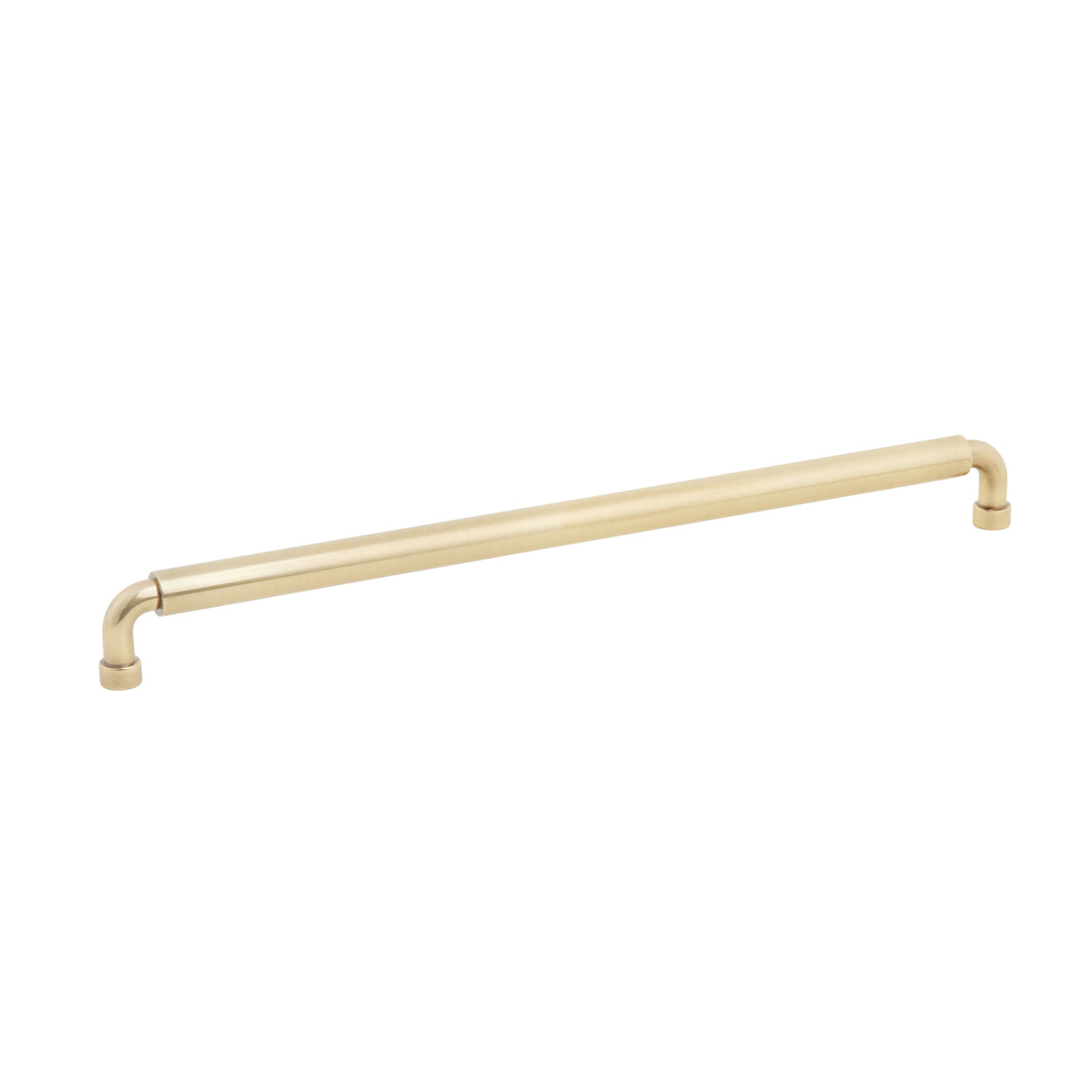 Schaub NOHO Round Pull 12" Vintage Brass