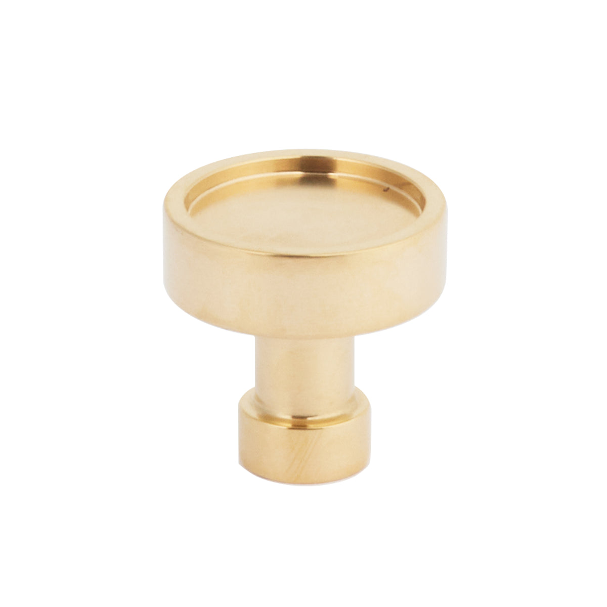 Schaub NOHO Round Knob Unlacquered Brass
