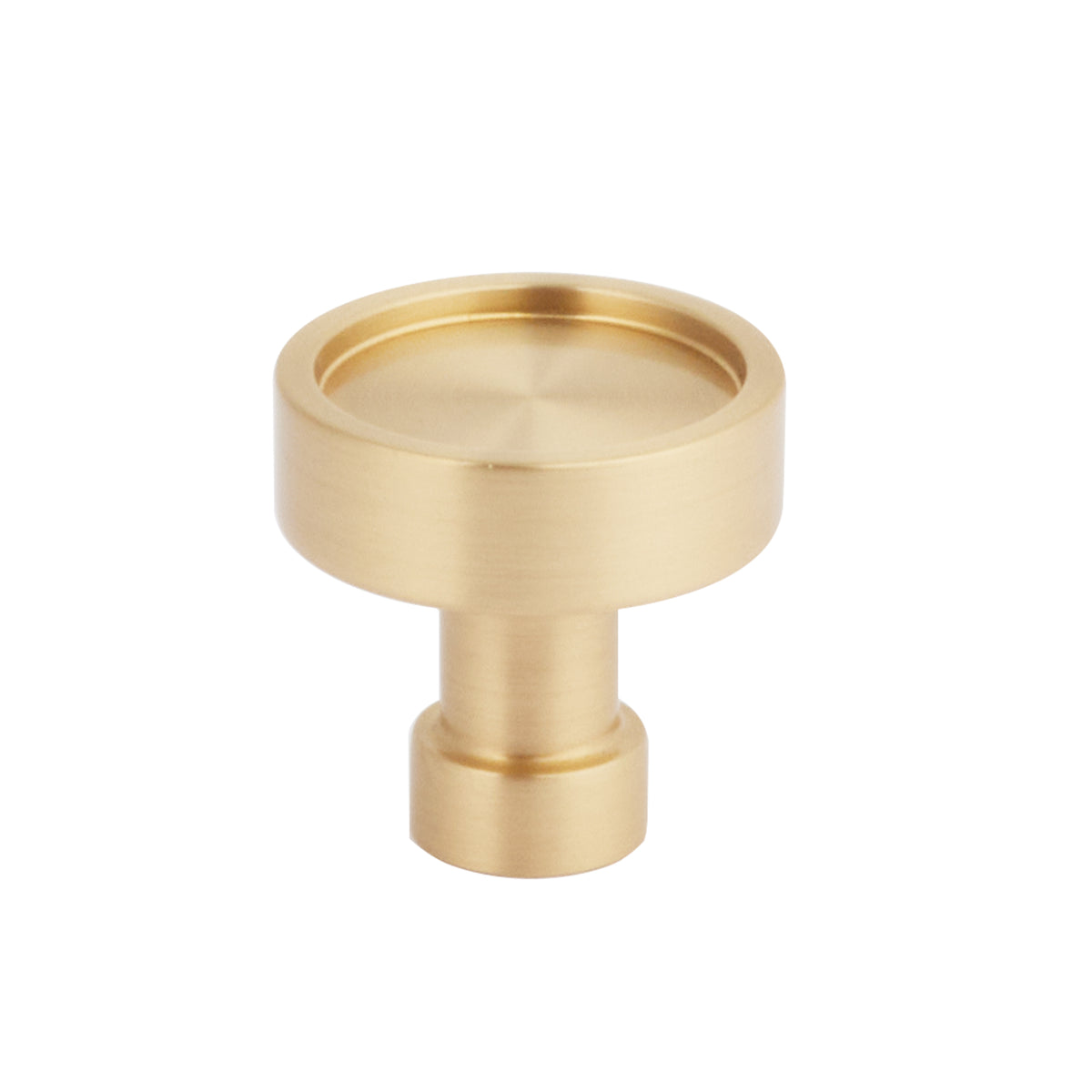 Schaub NOHO Round Knob Satin Brass