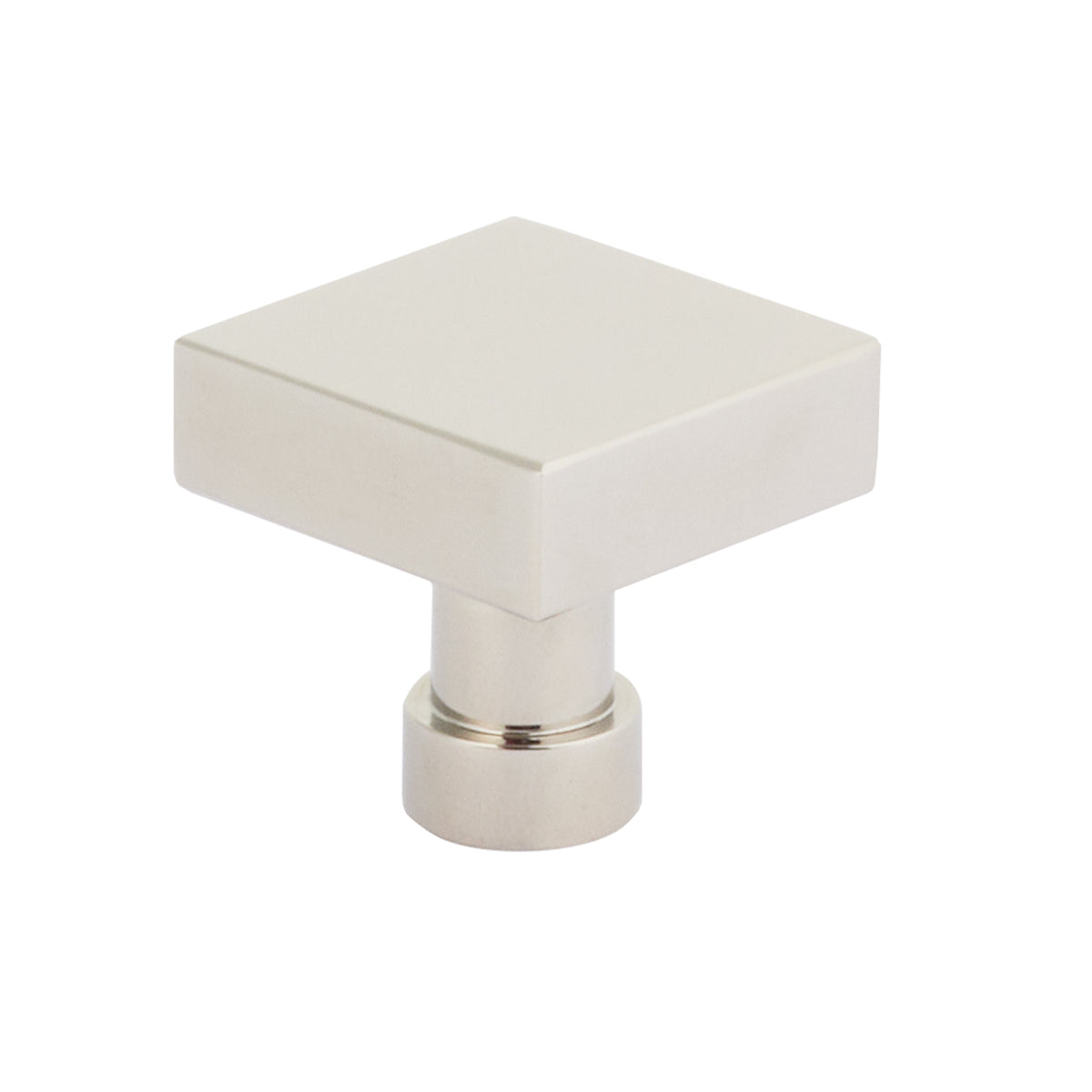Schaub NOHO Square Knob Polished Nickel