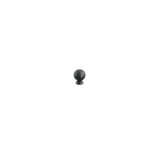 Schaub Avenue Round Knob 1" Matte Black