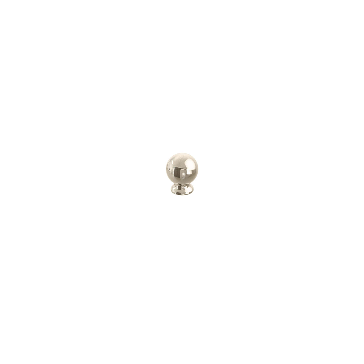 Schaub Avenue Round Knob 1-1/4" Polished Nickel