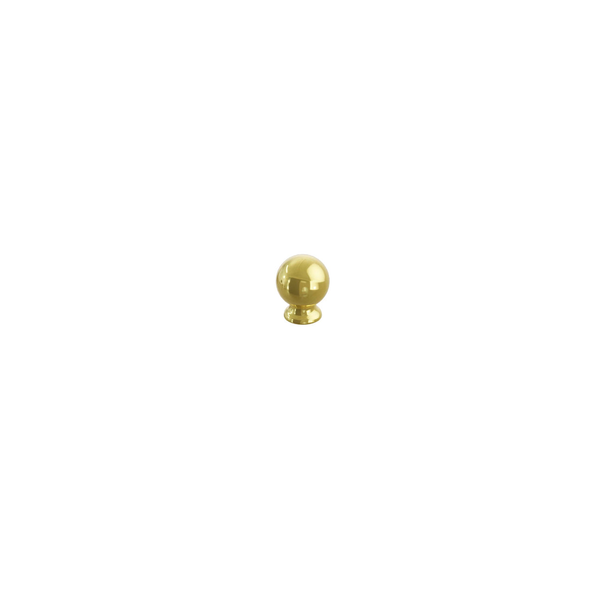 Schaub Avenue Round Knob 1-1/4" Unlacquered Brass