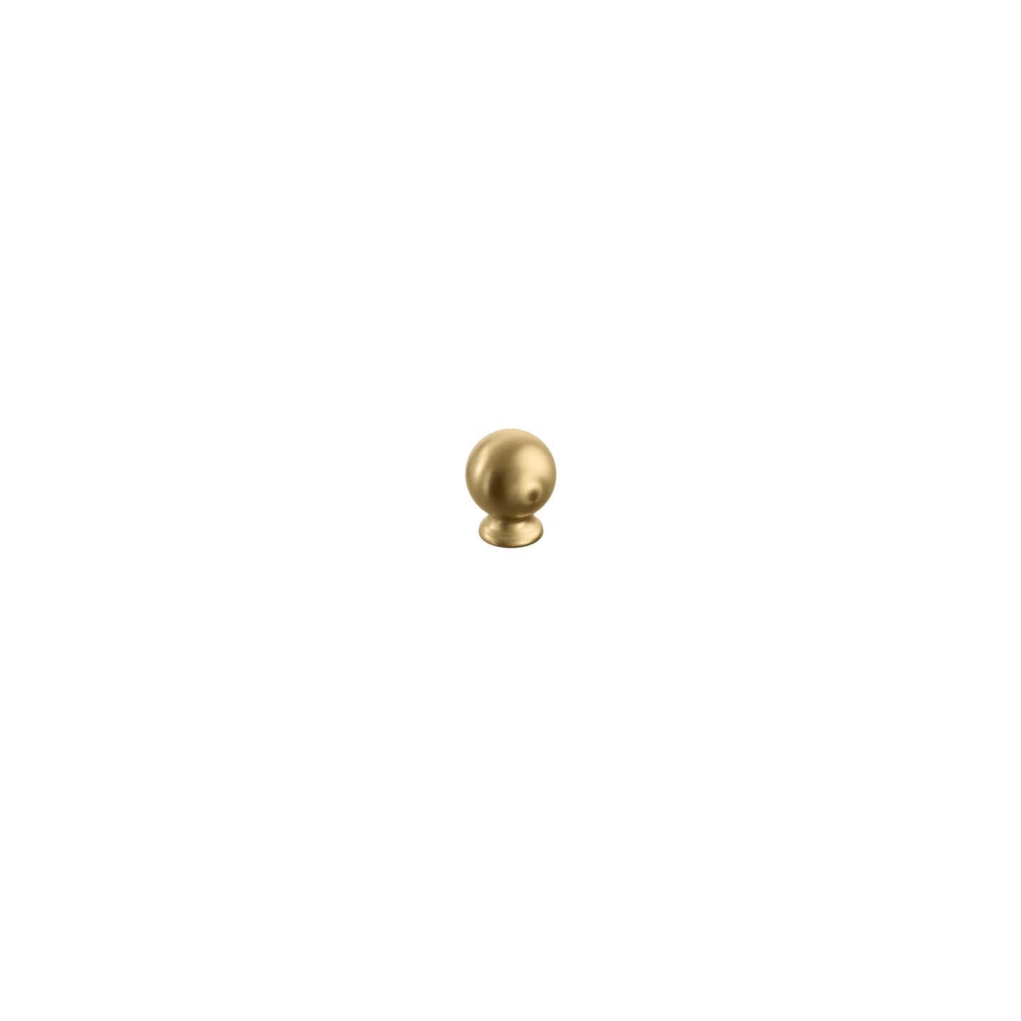 Schaub Avenue Round Knob 1-1/4" Satin Brass