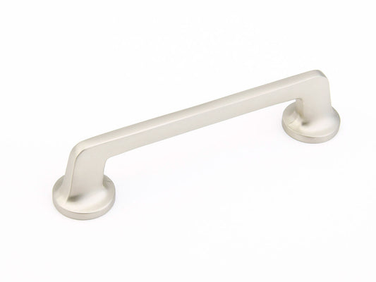 Schaub Northport Pull with round bases 5" Satin Nickel