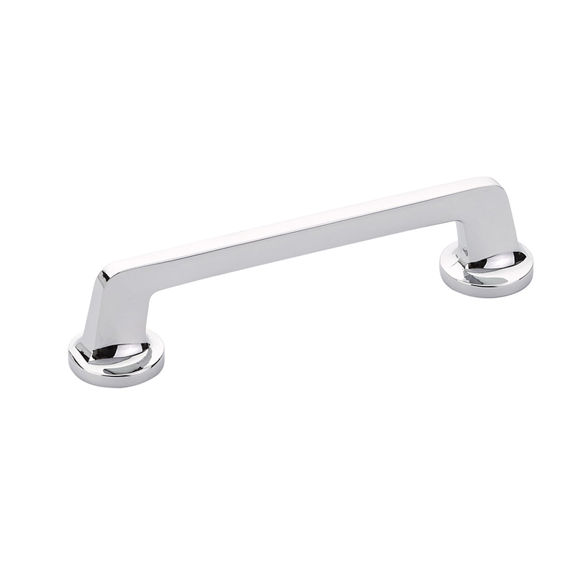 Schaub Northport Pull with round bases 5" Polished Chrome