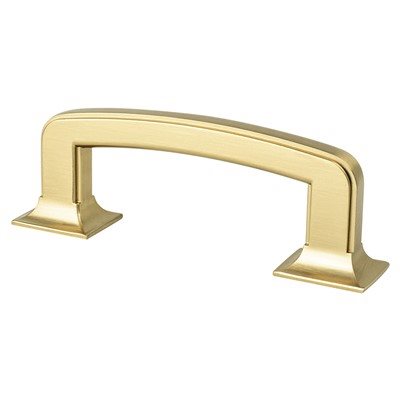 Berenson Hearthstone Pull - 3 in (76.2mm) - Modern Brushed Gold