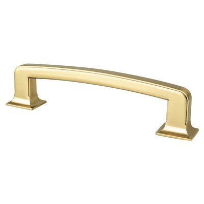 Berenson Hearthstone Pull - 128mm (5-1/16 in) - Modern Brushed Gold