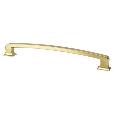 Berenson Hearthstone Pull - 12 in (304.8mm) (Appliance Pull) - Modern Brushed Gold