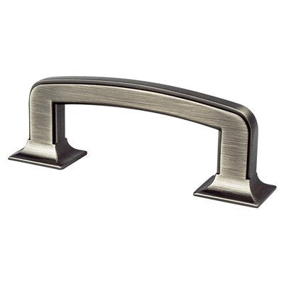 Berenson Hearthstone Pull - 3 in (76.2mm) - Vintage Nickel