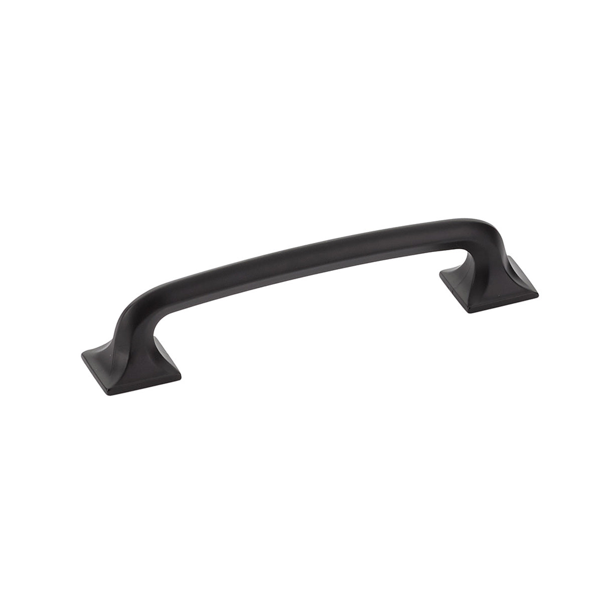 Schaub Northport Pull with square bases 5" Matte Black