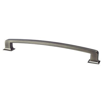 Berenson Hearthstone Pull - 12 in (304.8mm) (Appliance Pull) - Vintage Nickel