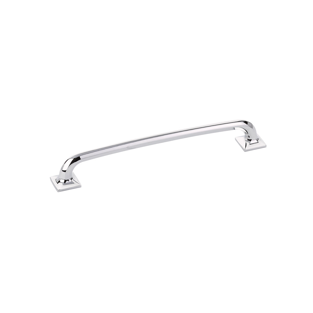 Schaub Northport Pull with square bases 8" Polished Chrome
