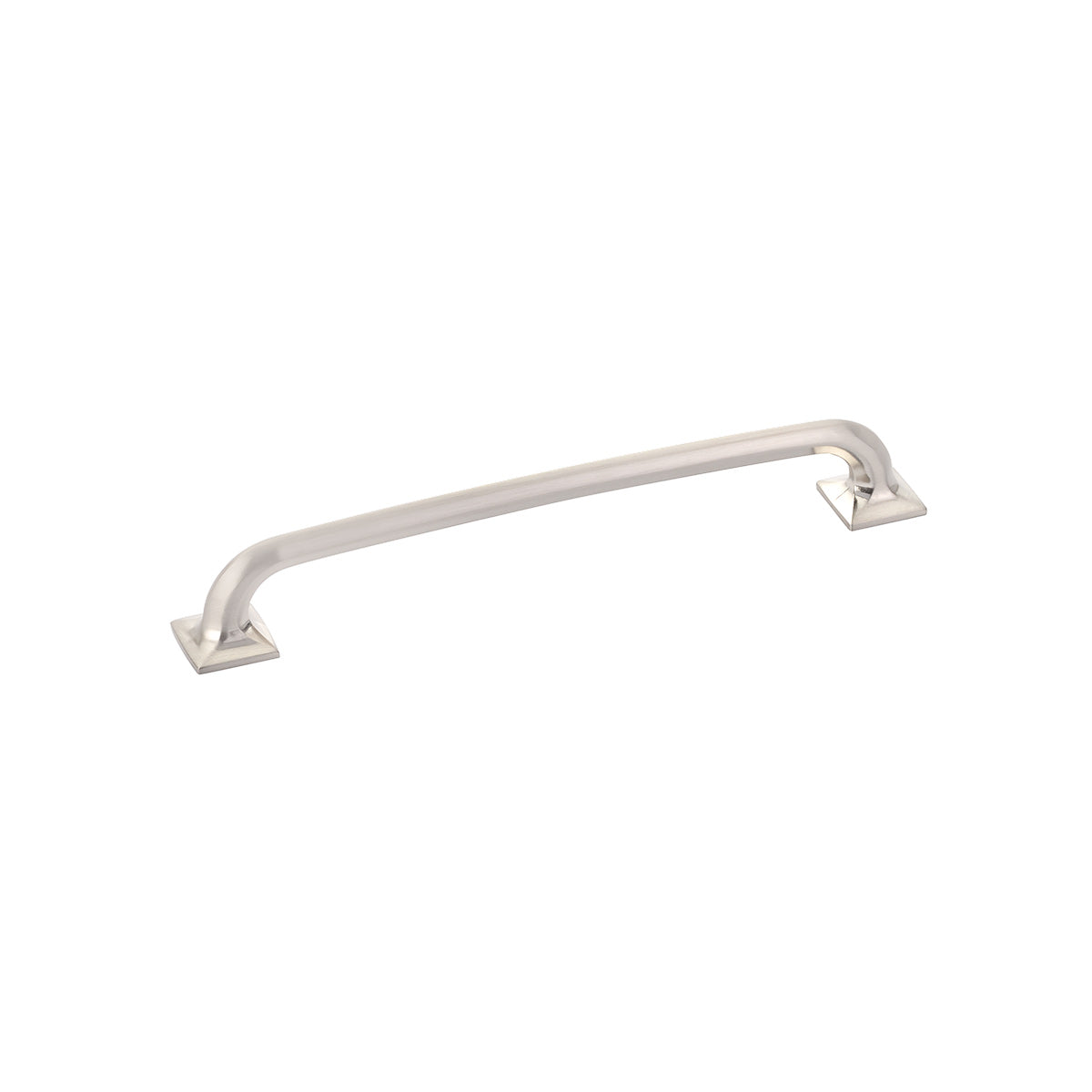 Schaub Northport Pull with square bases 8" Brushed Nickel
