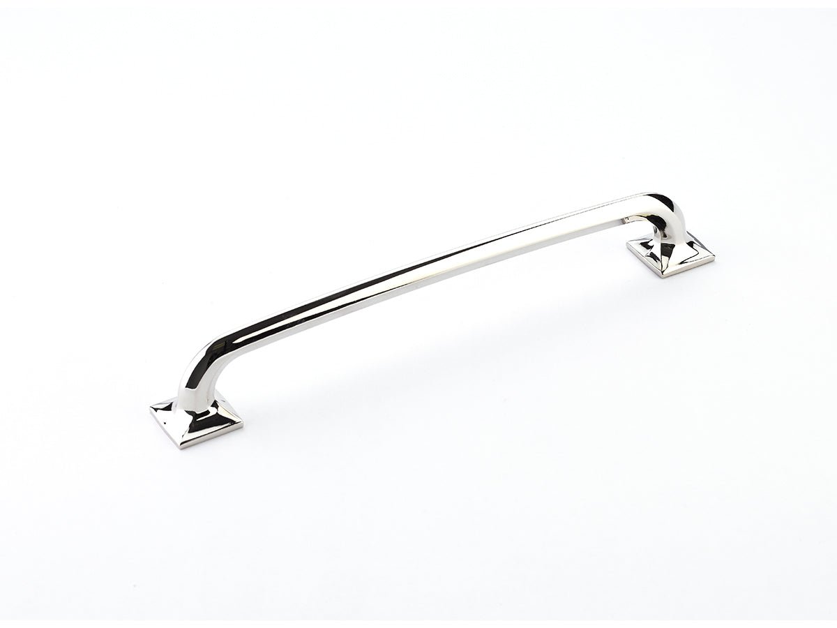Schaub Northport Pull with square bases 8" Polished Nickel