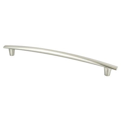 Berenson Meadow Pull - 256mm (10-1/16 in) - Brushed Nickel